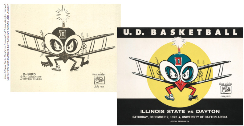 Early UD mascot drawing
