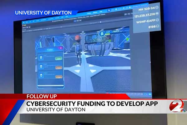 WDTN-TV story on UD cybersecurity efforts